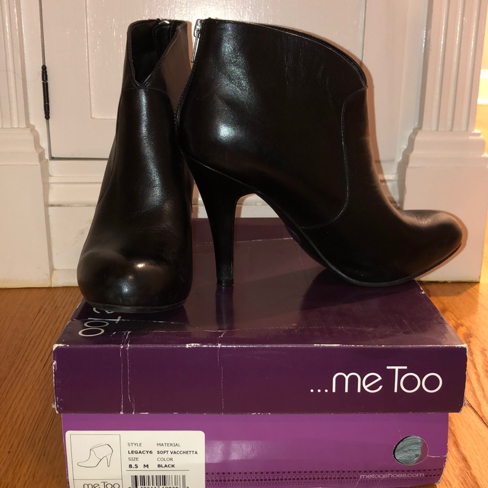 Me Too leather bootie